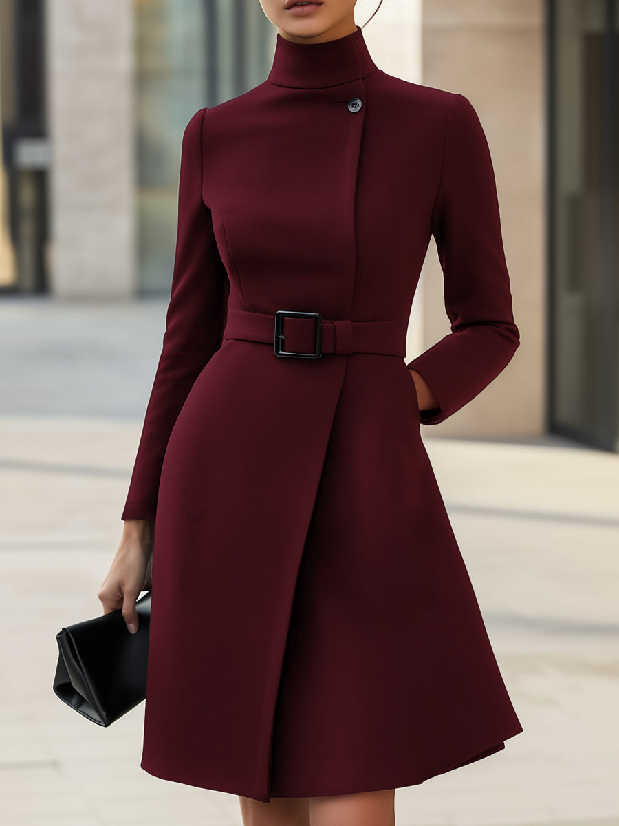 Vestido Elegante con Cinturón