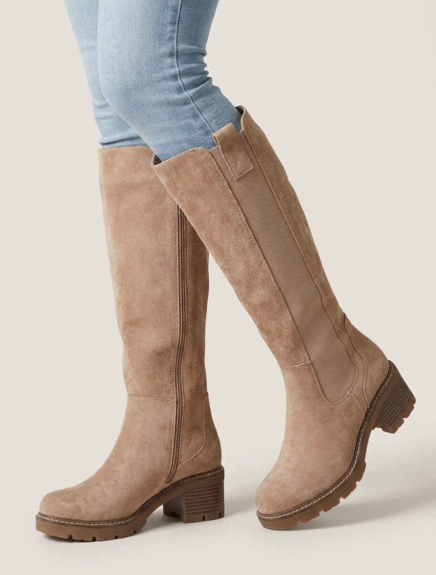 Botas con Elástico Ante