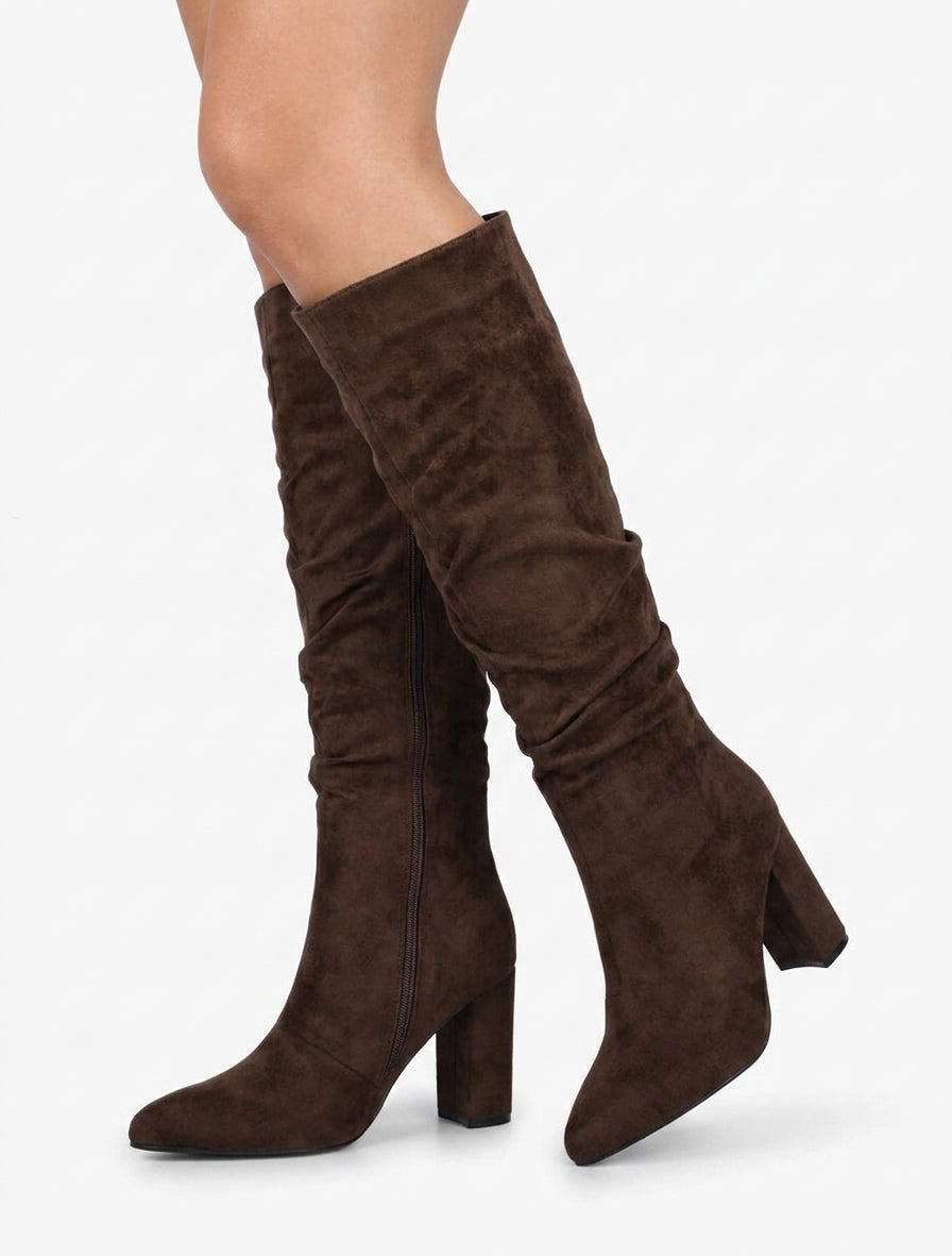 Botas Fruncidas Ante