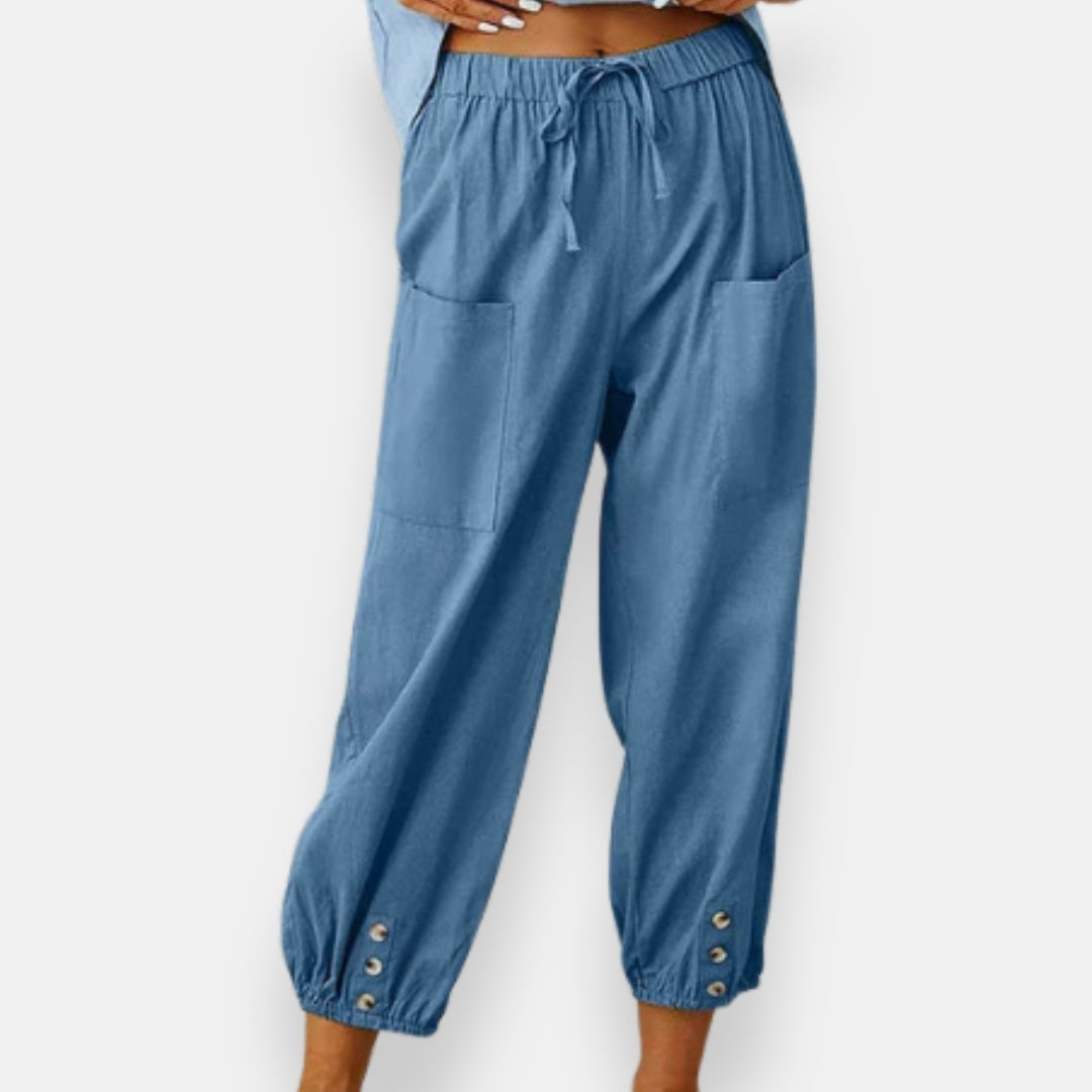 Pantalón Largo Botones