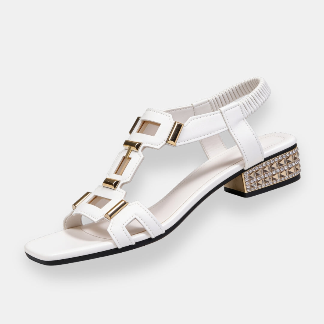 Sandalias Talón con Joyas