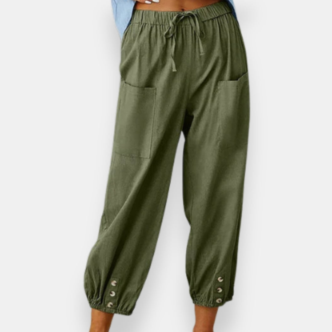 Pantalón Largo Botones