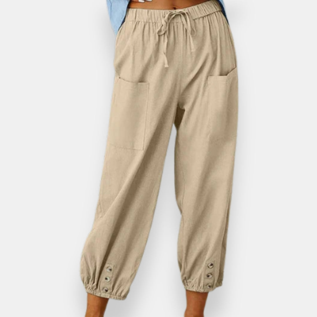 Pantalón Largo Botones