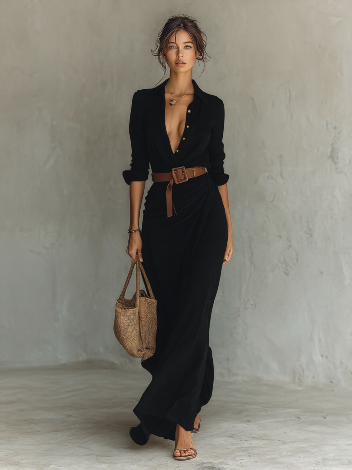 Vestido Manga Larga Valeria