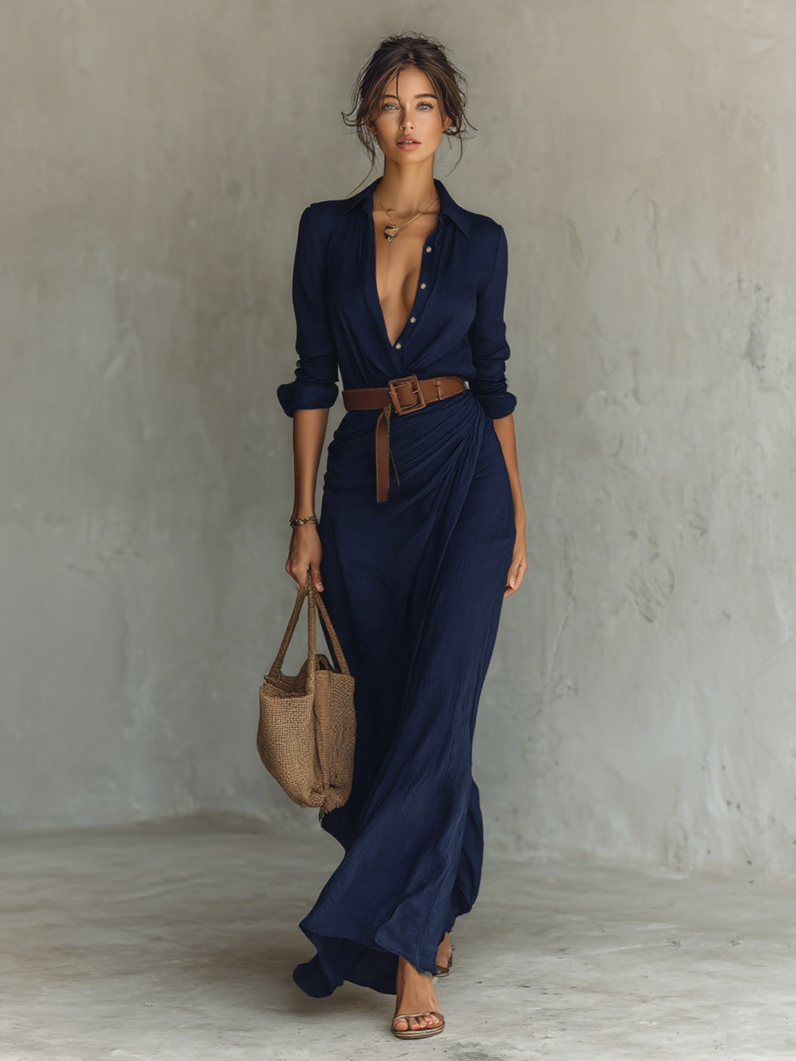 Vestido Manga Larga Valeria