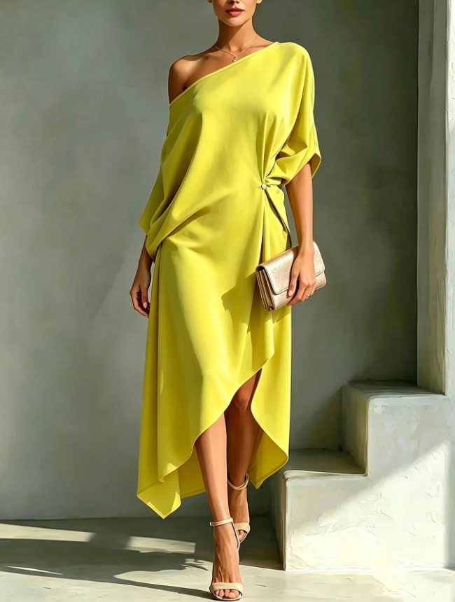 Vestido Elegante Asimétrico