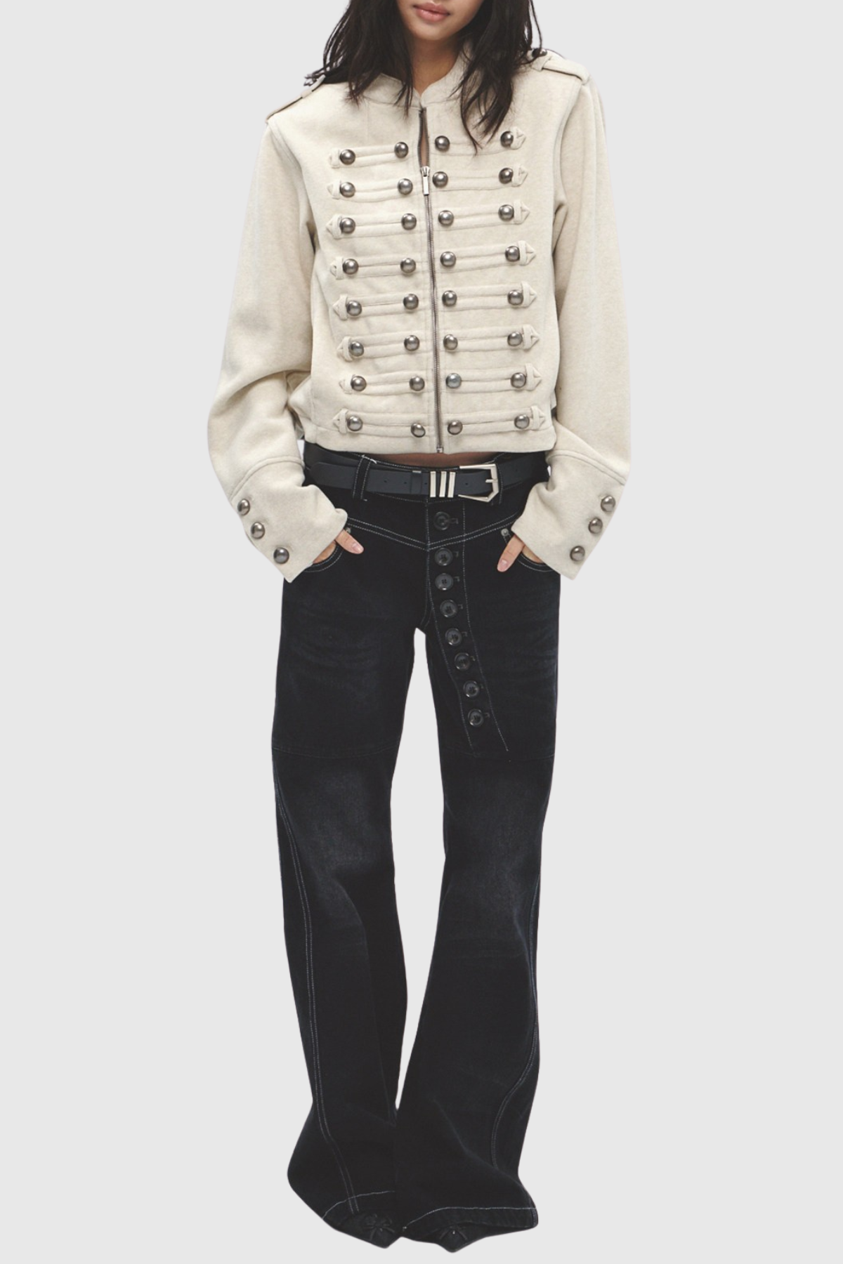 Chaqueta doble botonadura PETRA