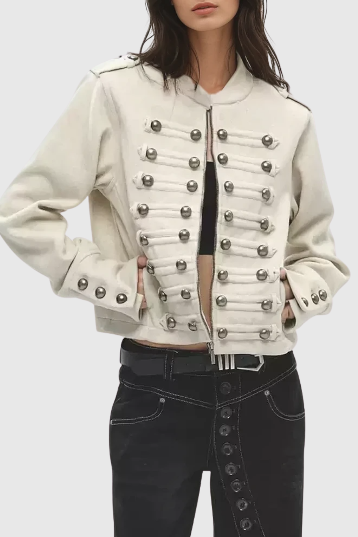 Chaqueta doble botonadura PETRA