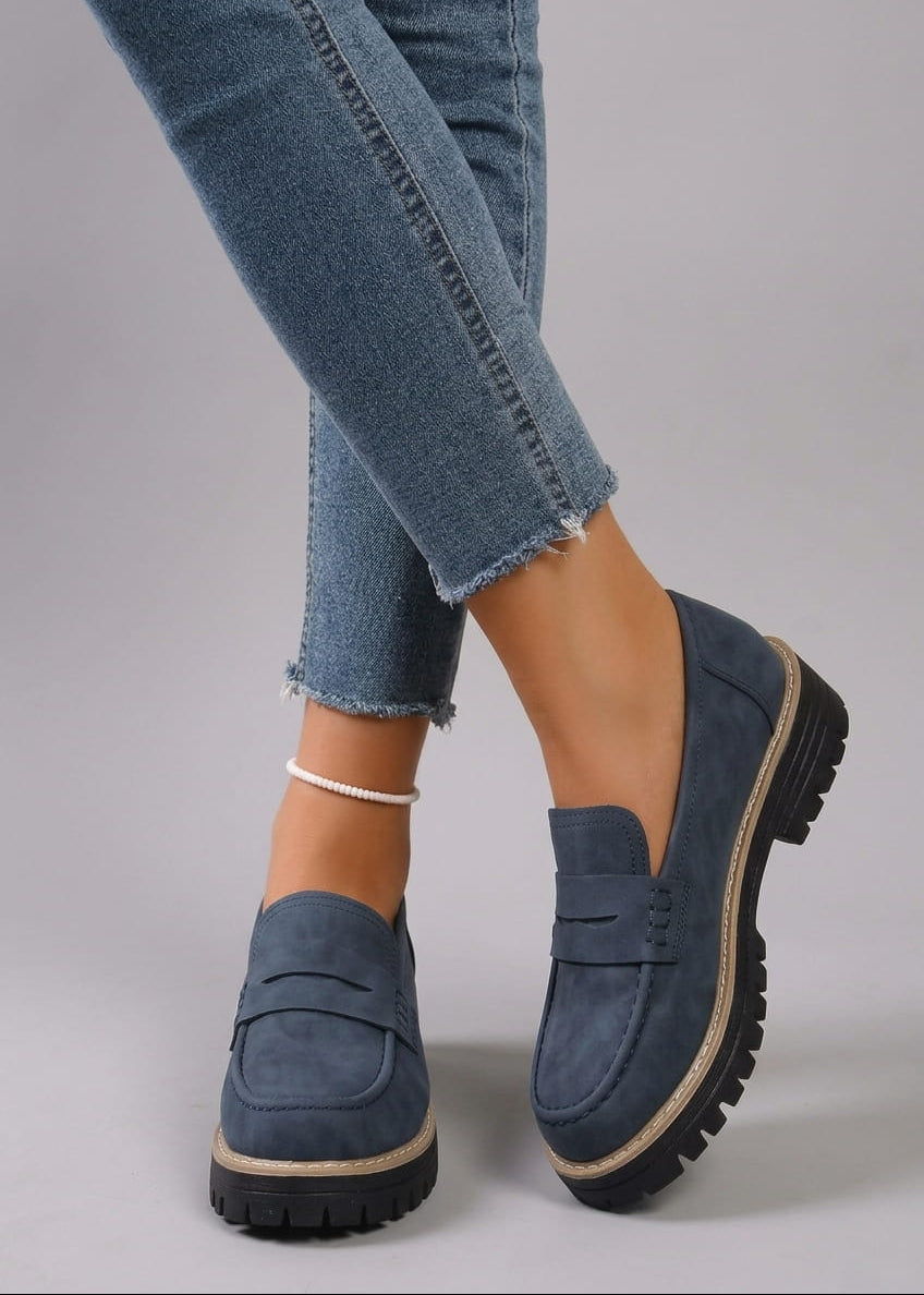 Mocasines con Efecto Ante Daila