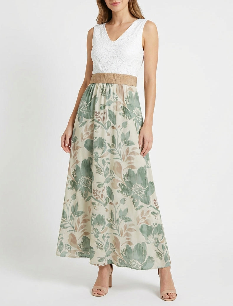 Vestido Largo Floral
