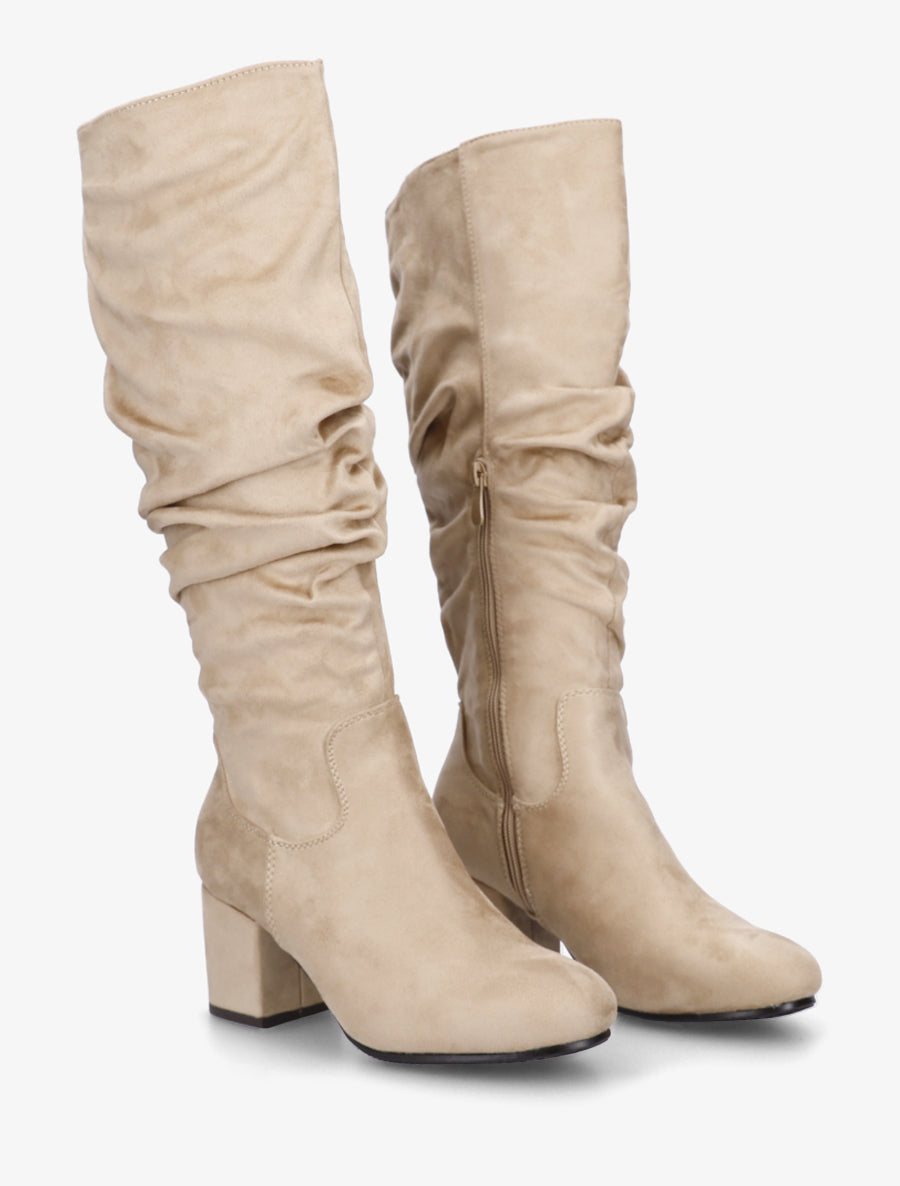 Botas Pliegue Ante Beis