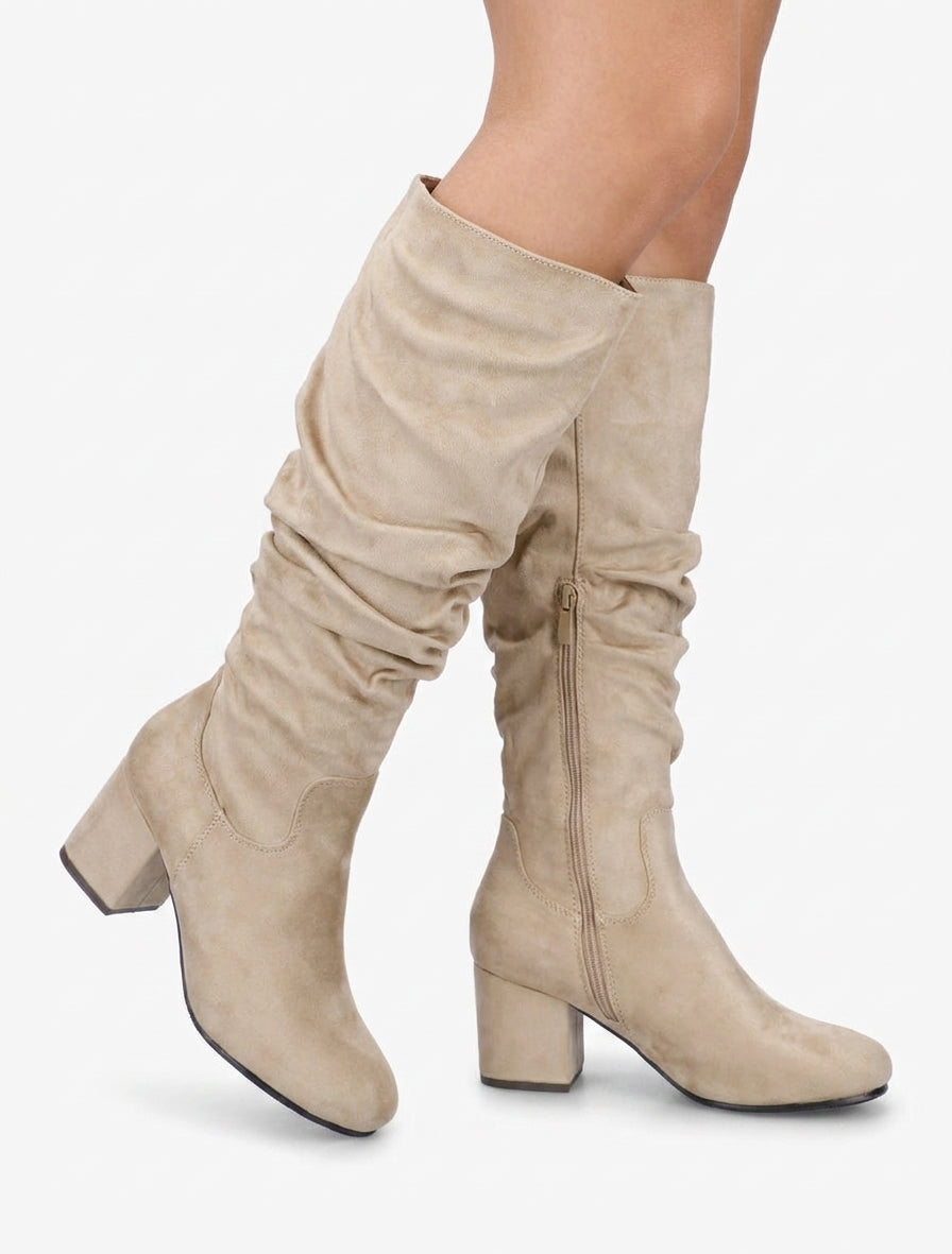 Botas Pliegue Ante Beis