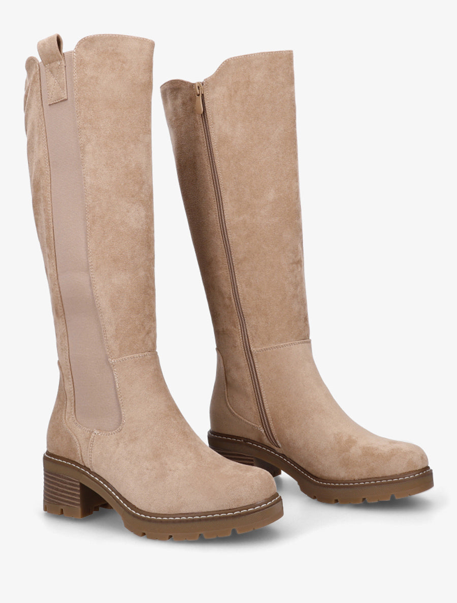Botas con Elástico Ante