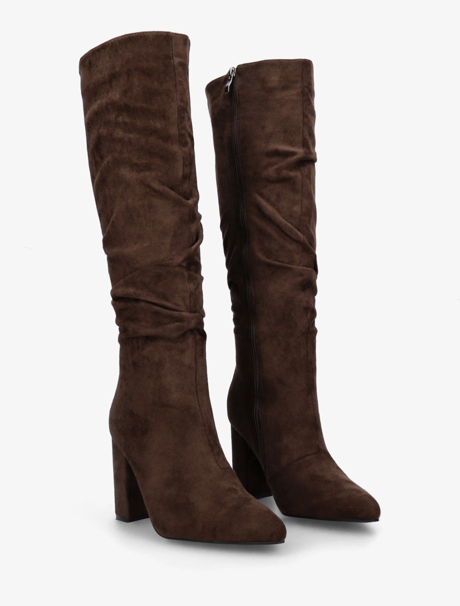 Botas Fruncidas Ante