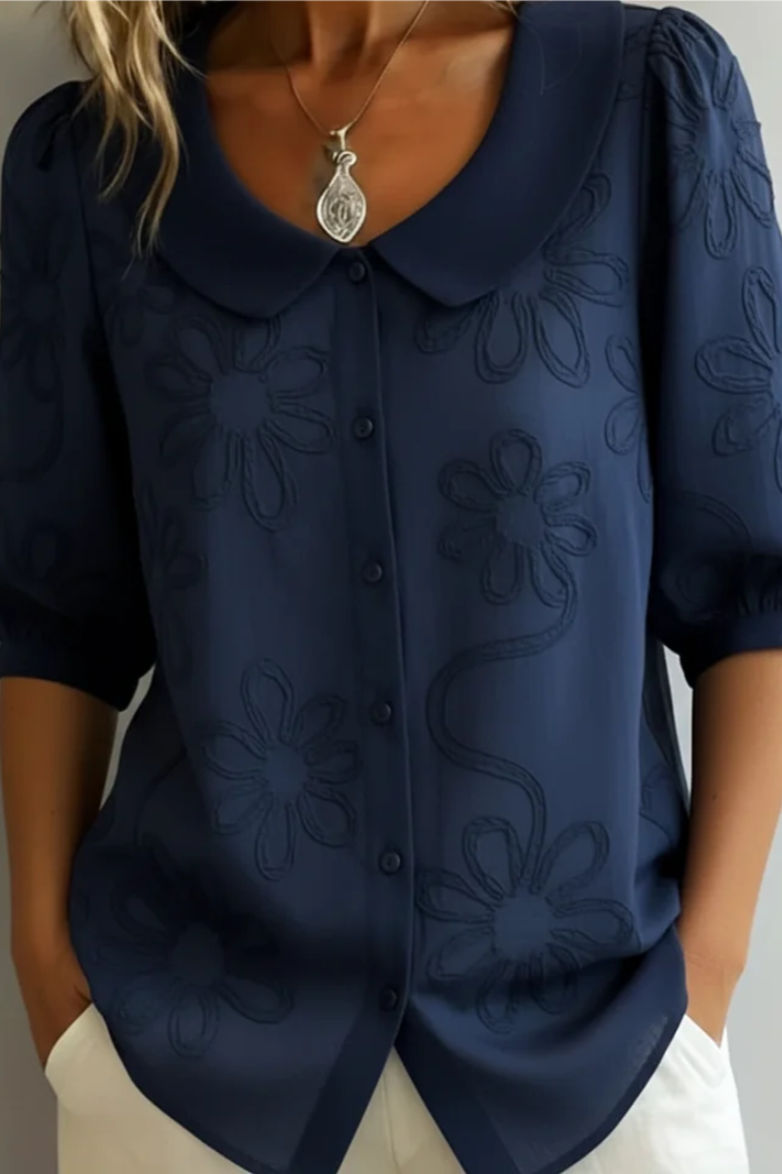 Camiseta Floral Elegante