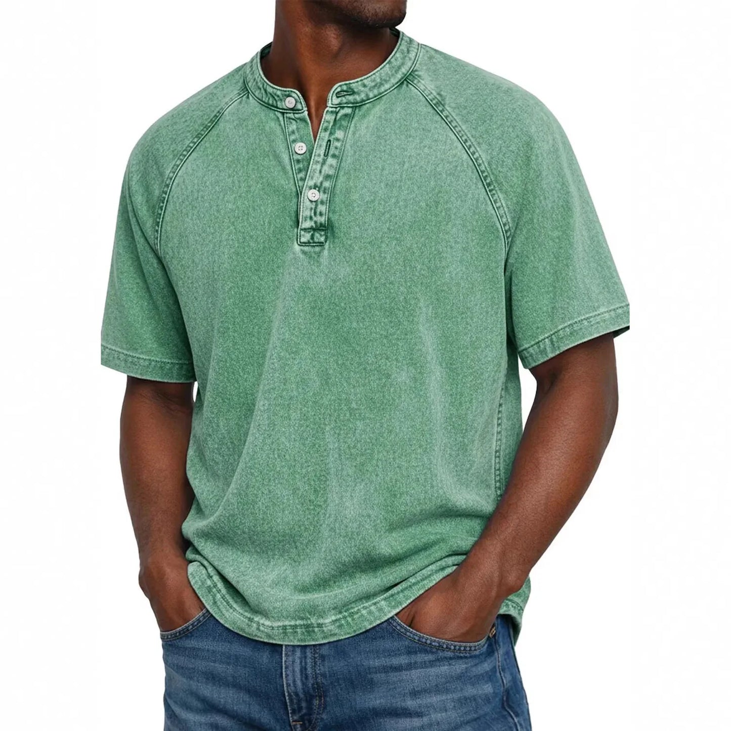 Camisa vintage de hombre con botones