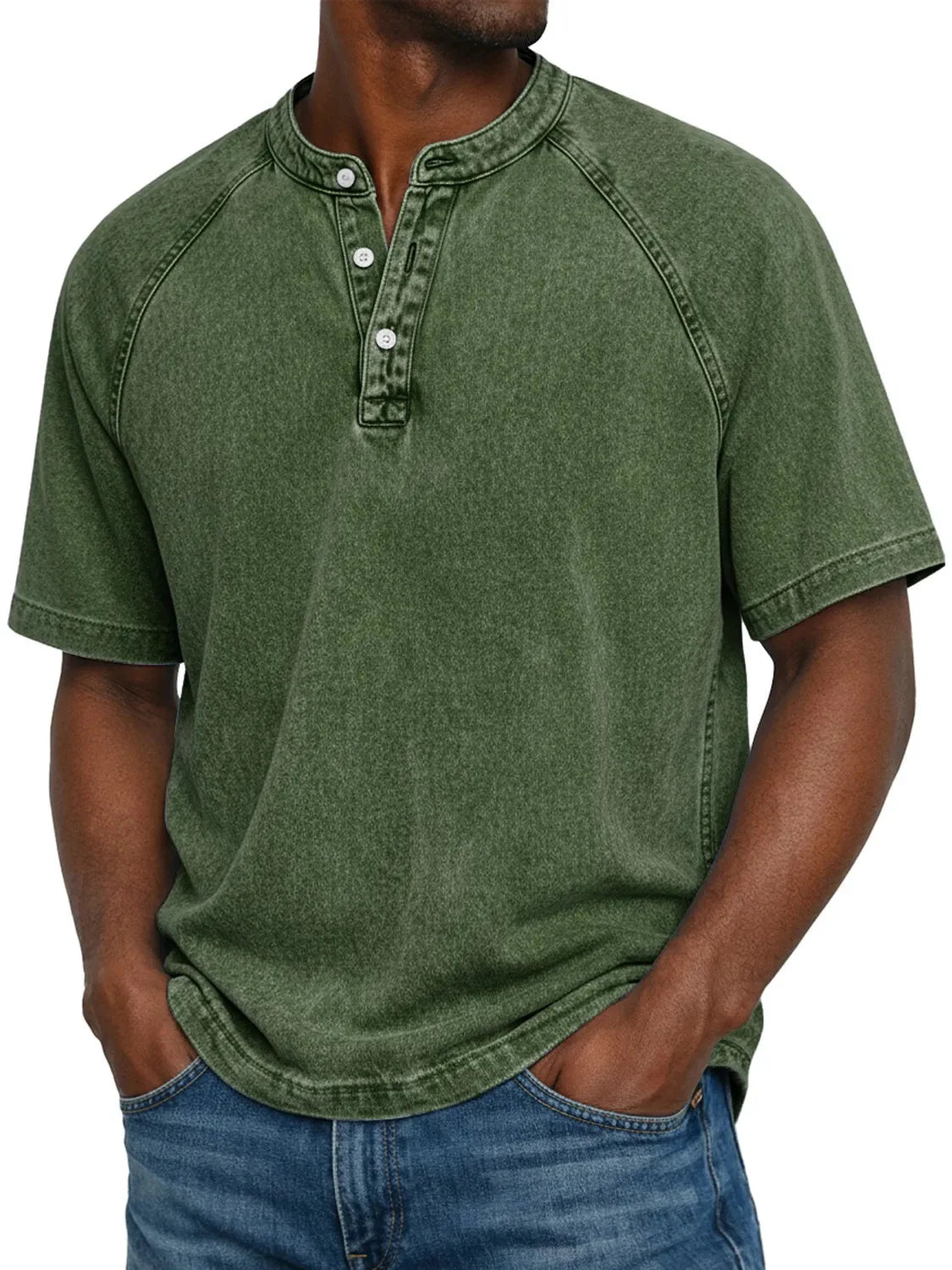 Camisa vintage de hombre con botones