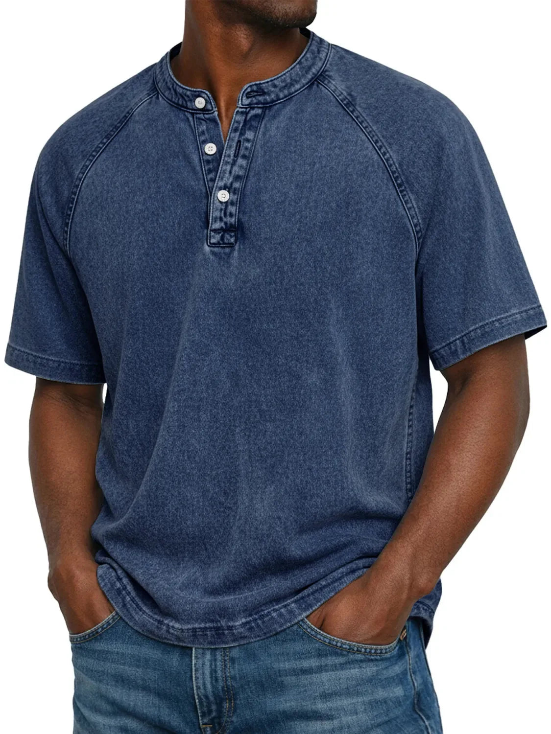 Camisa vintage de hombre con botones