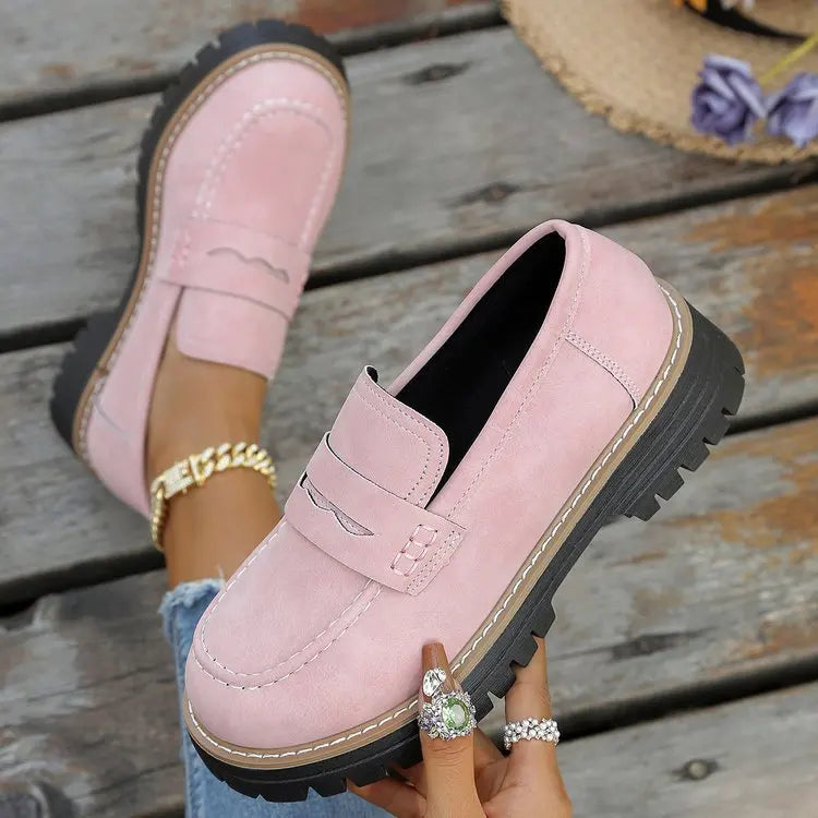 Mocasines con Efecto Ante Daila