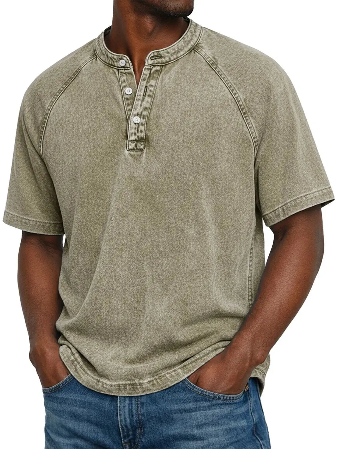 Camisa vintage de hombre con botones