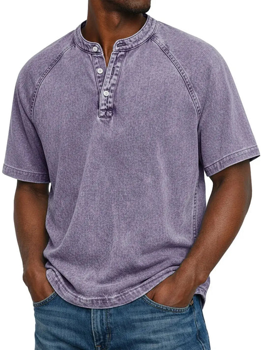 Camisa vintage de hombre con botones