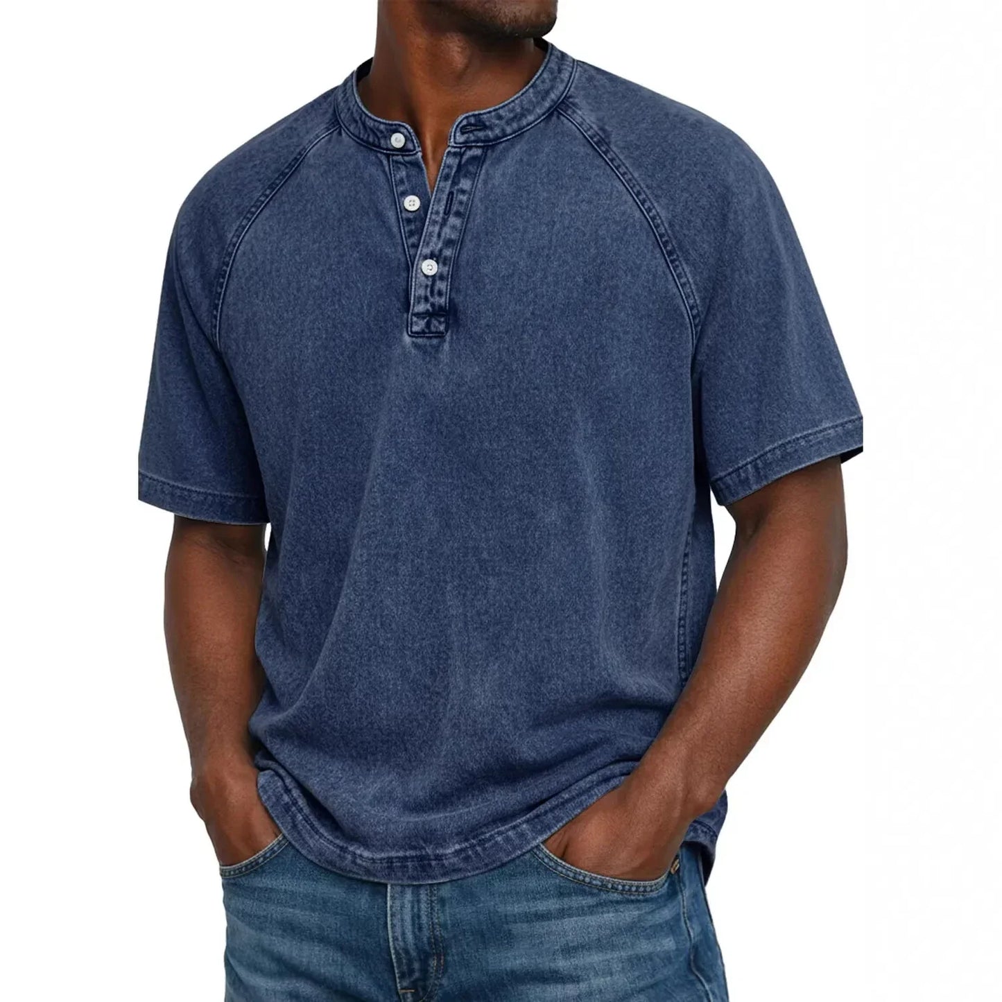 Camisa vintage de hombre con botones