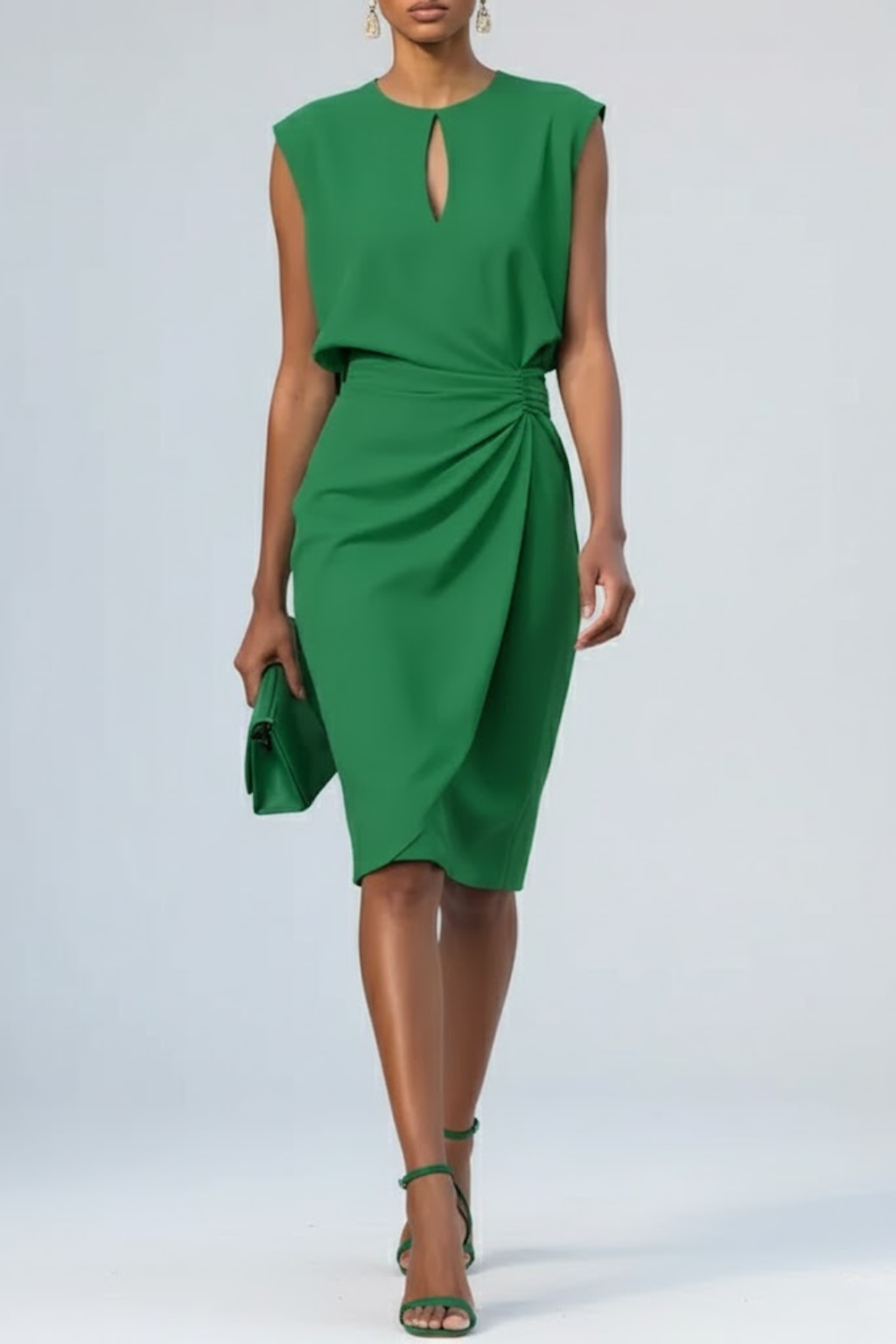 Vestido Corte Medio Nudo