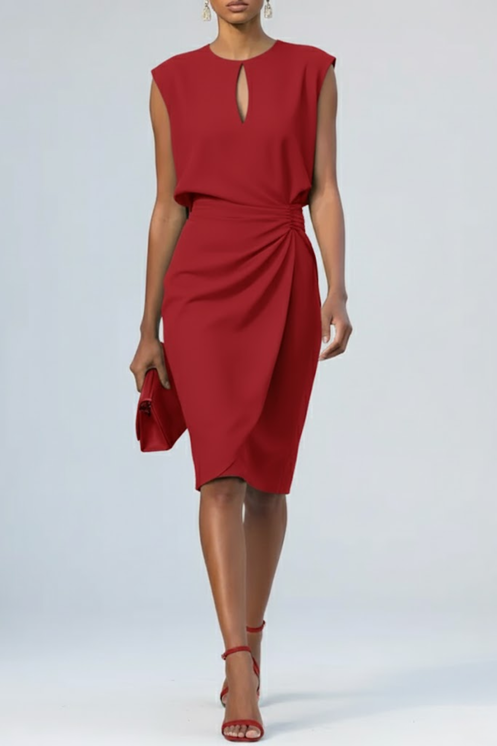 Vestido Corte Medio Nudo