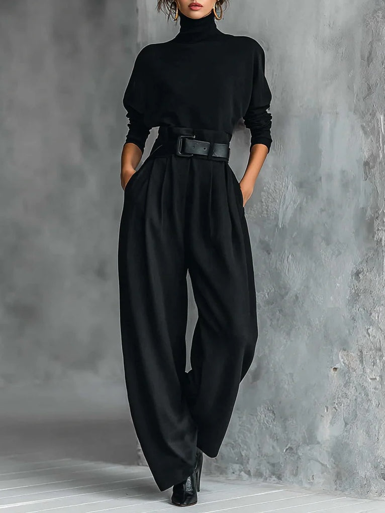 Conjunto Cuello Alto y Pantalón Valeria