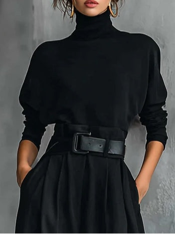 Conjunto Cuello Alto y Pantalón Valeria