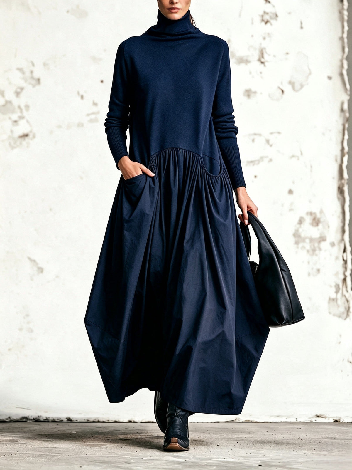 Vestido Cuello Alto Alexie