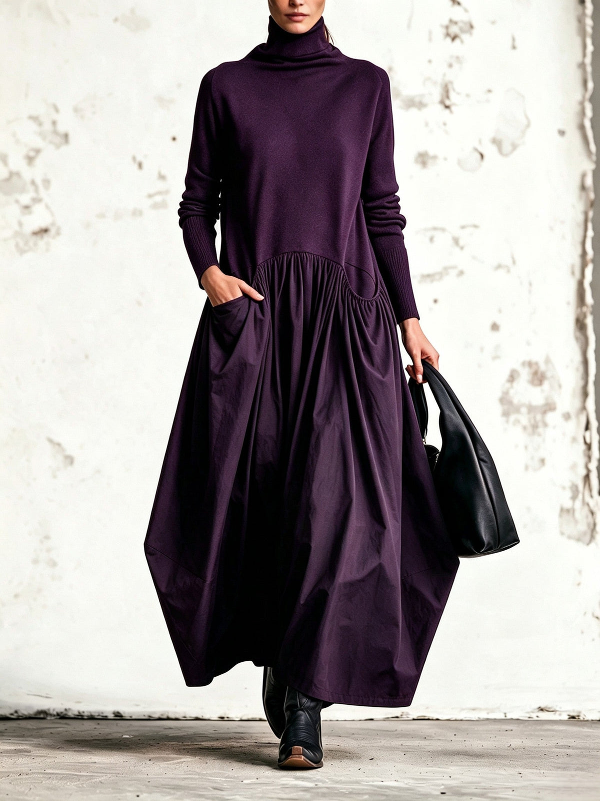 Vestido Cuello Alto Alexie