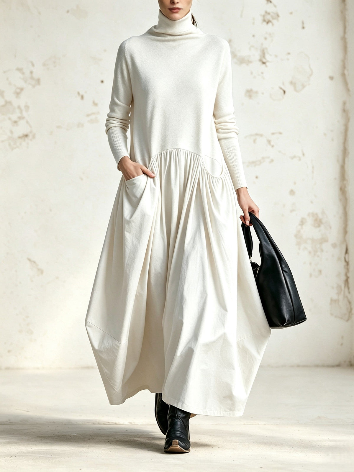 Vestido Cuello Alto Alexie