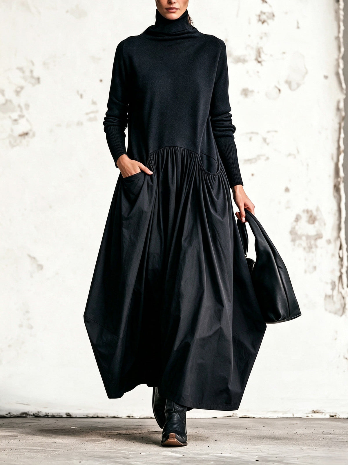 Vestido Cuello Alto Alexie