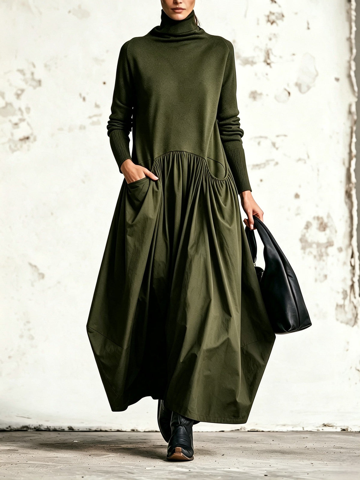 Vestido Cuello Alto Alexie
