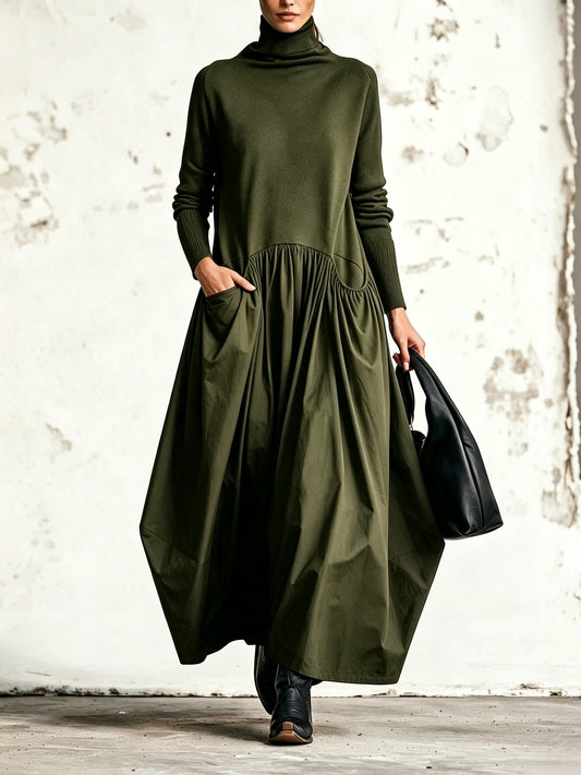 Vestido Cuello Alto Alexie