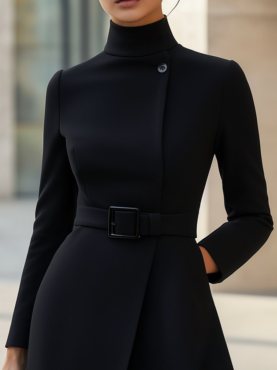 Vestido Elegante con Cinturón
