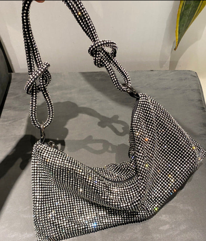 Bolso de strass