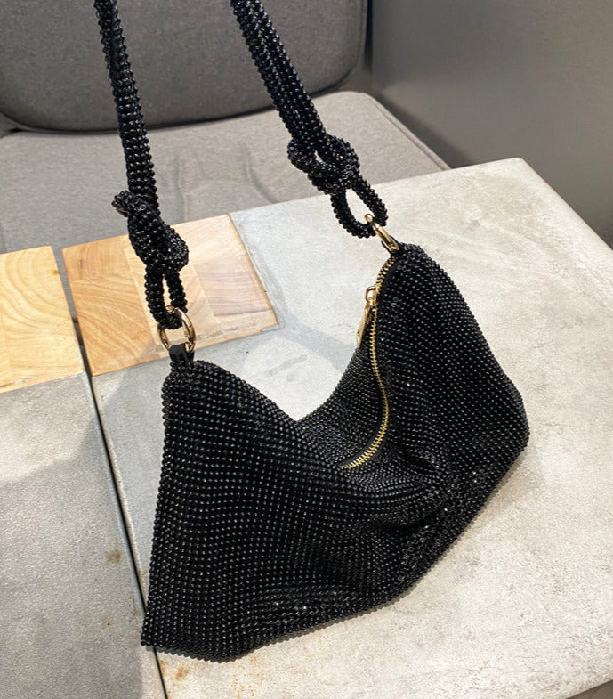Bolso de strass