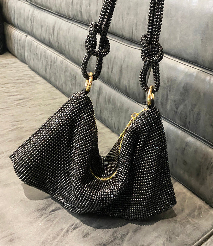 Bolso de strass