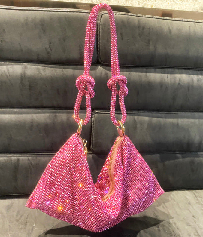 Bolso de strass