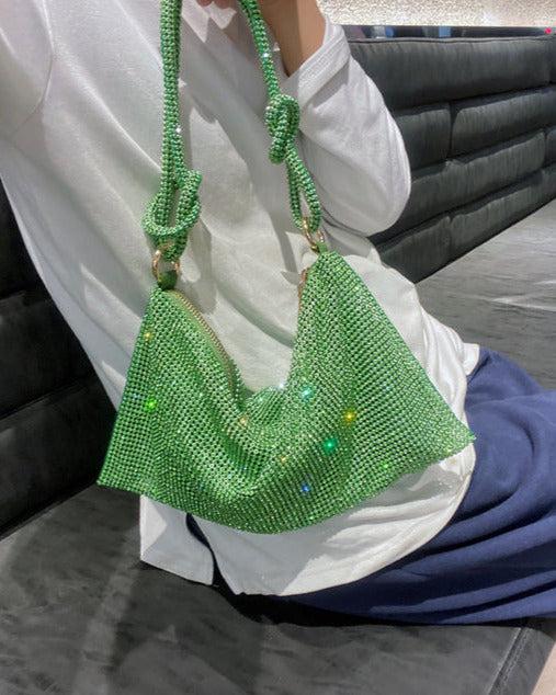 Bolso de strass